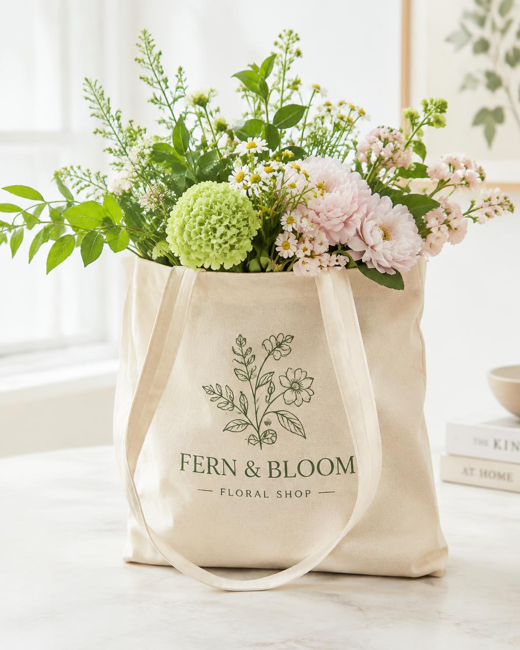 Fern & Bloom branded merch